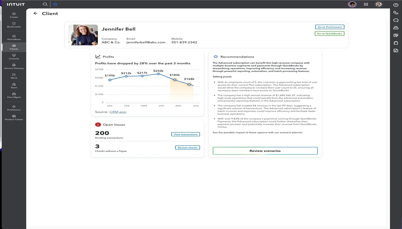 Client AI profile
