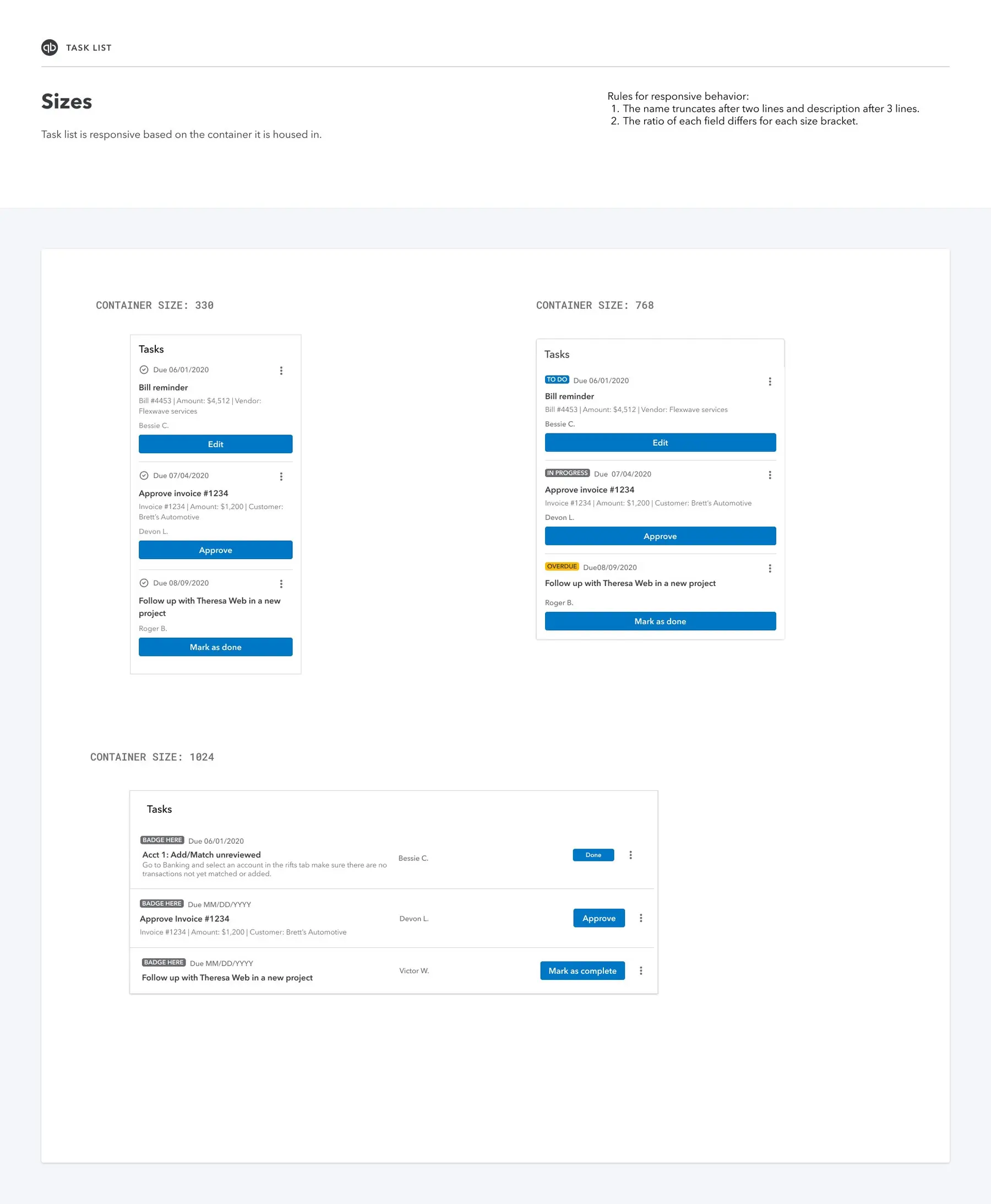 Responsive Sizes — 330 / 768 / 1024px